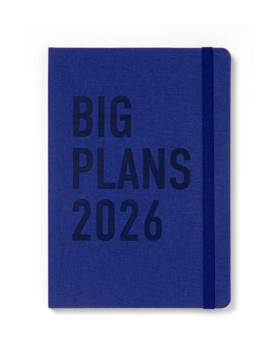 Letts of London Big Plans A5 Week to View Diary 2026 - Multilanguage Navy 26-082416 #colour_navy