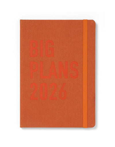 Letts of London Big Plans A5 Week to View Diary 2026 - Multilanguage Rust 26-082418 #colour_rust