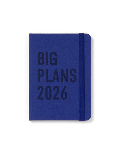 Letts of London Big Plans A6 Week to View Diary 2026 - Multilanguage Navy 26-082424 #colour_navy