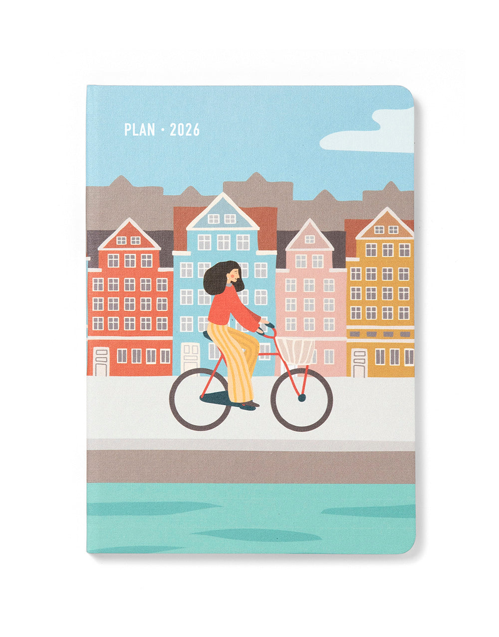 Letts of London Wanderlust A5 Week to View Diary 2026 - Multilanguage Amsterdam 26-082433 #colour_amsterdam