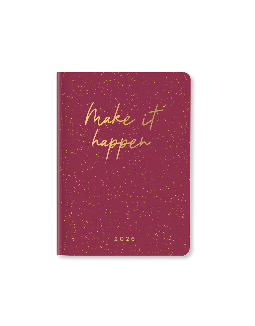 Letts of London Inspire A6 Week to View Diary 2026 - Multilanguage Plum 26-082488 #colour_plum