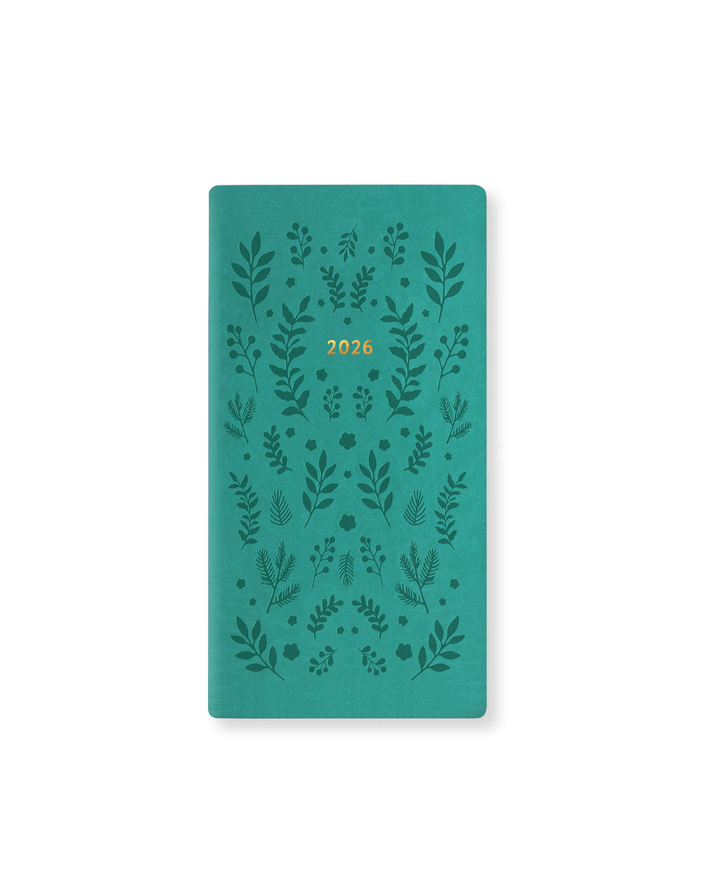 Letts of London Woodland Slim Week to View Diary 2026 - Multilanguage Green 26-082545 #colour_green