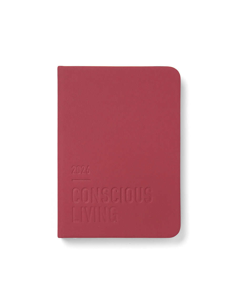 Letts of London Conscious Evergreen A6 Week to View Diary 2026 - Multilanguage Berry 26-082556 #colour_berry