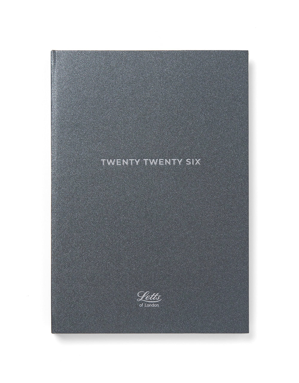 Letts of London Titanium A5 Week to View Diary 2026 - Multilanguage Charcoal 26-082582 #colour_charcoal