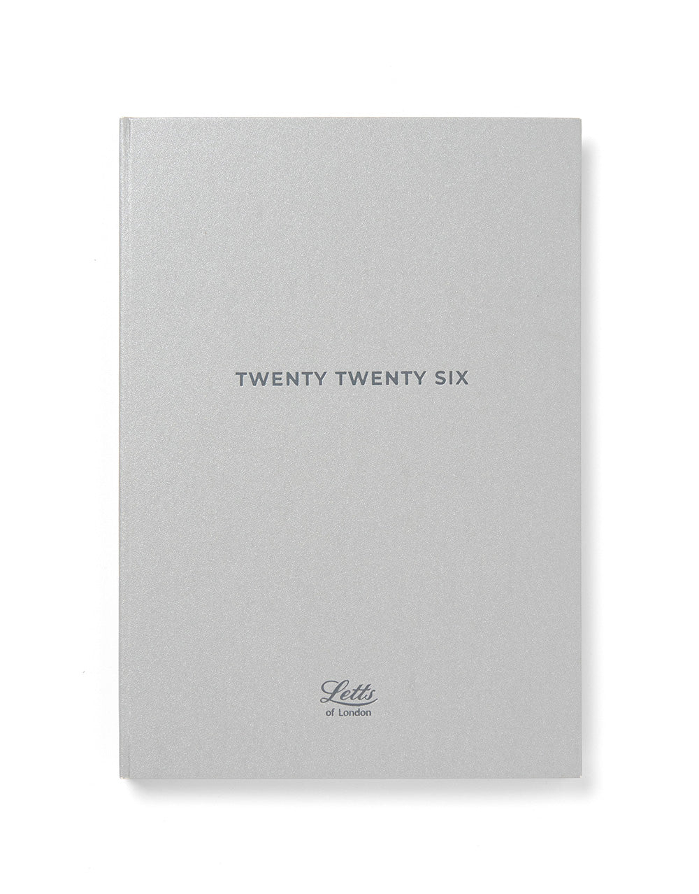 Letts of London Titanium A5 Week to View Diary 2026 - Multilanguage Silver 26-082583 #colour_silver