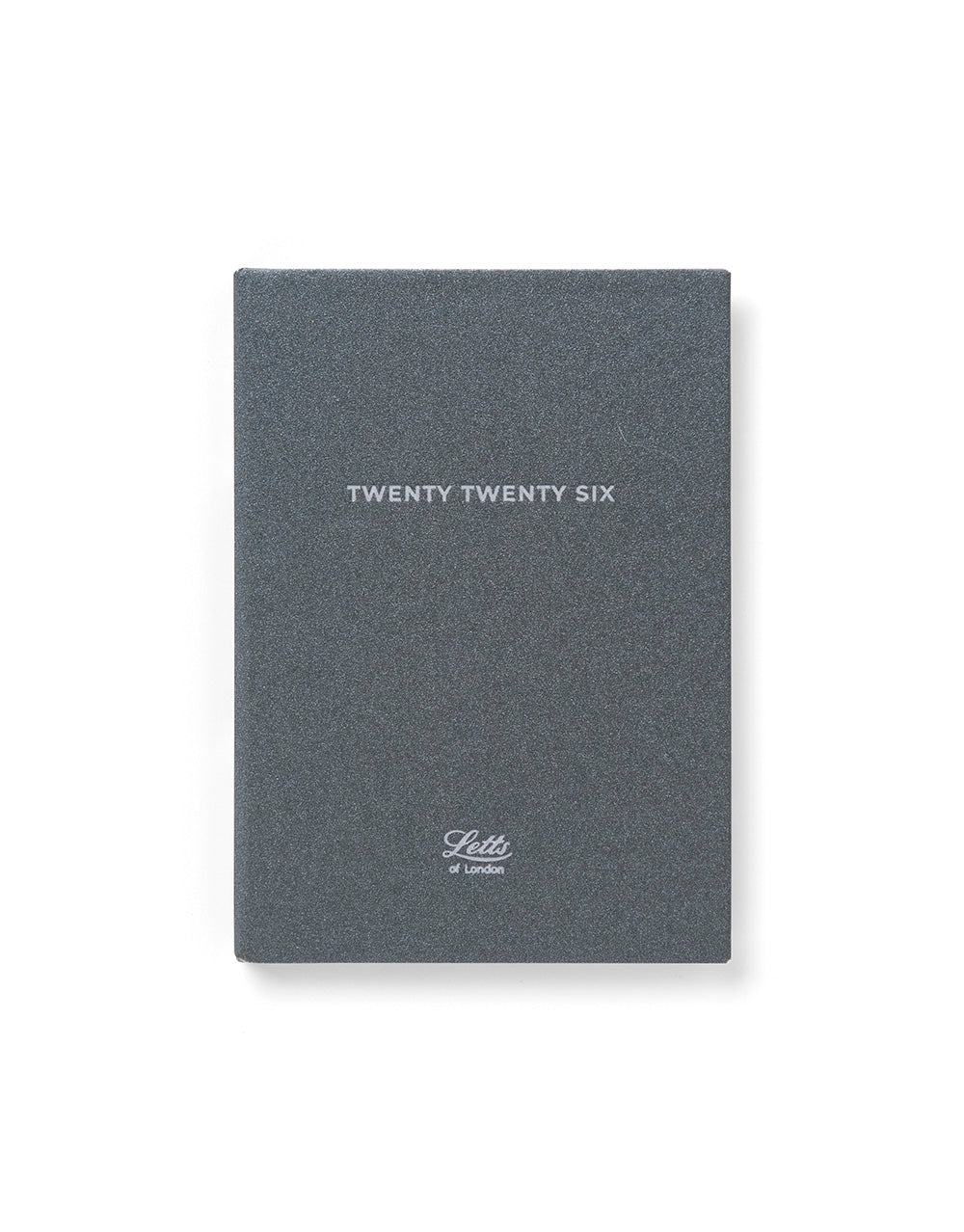 Letts of London Titanium A6 Week to View Diary 2026 - Multilanguage Charcoal 26-082588 #colour_charcoal
