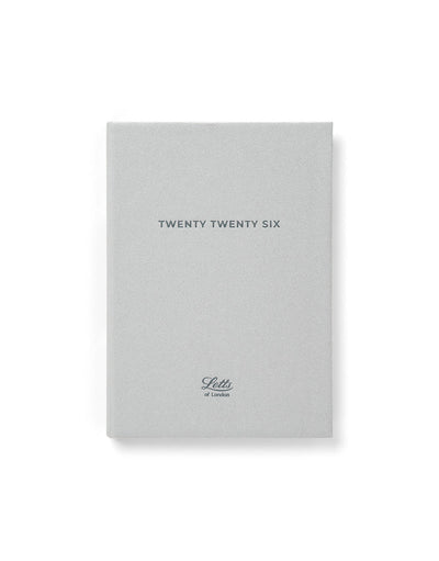 Letts of London Titanium A6 Week to View Diary 2026 - Multilanguage