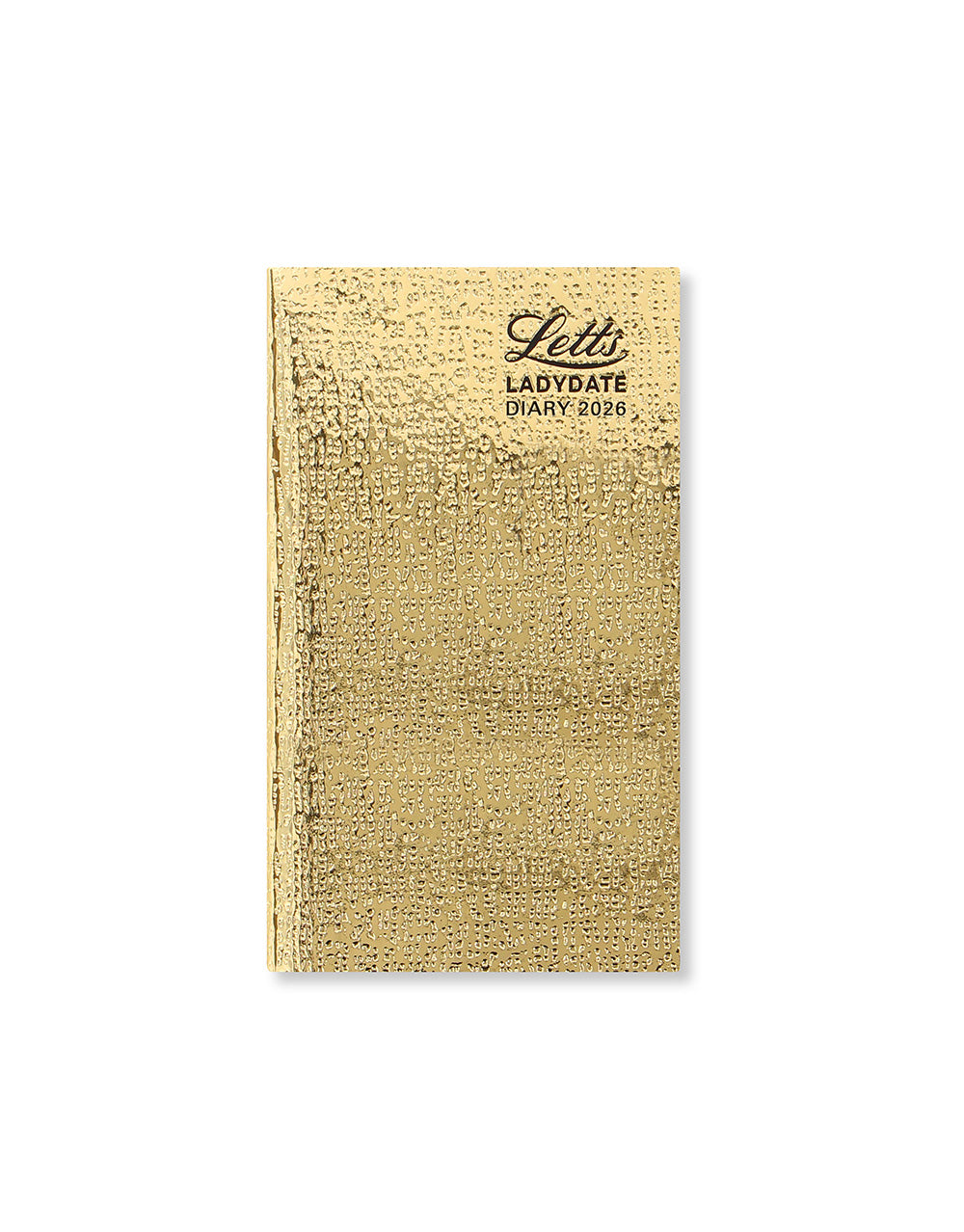 Letts of London Ladydate Medium Pocket Week to View Diary 2026 - English - Sunday Start Gold 26-TLADYSLIM #colour_gold
