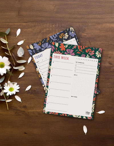 La Belle Nature A5 Today Notepad 990355 - Letts of London#colour_bleu