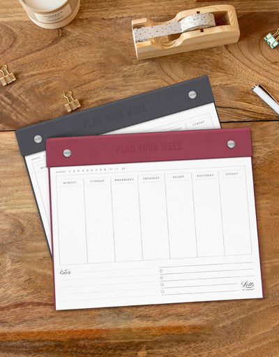 Conscious Evergreen Weekly Planner - Letts of London#colour_berry