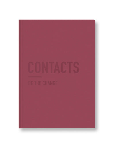 Conscious Evergreen A5 Address Book 990360 - Letts of London#colour_berry