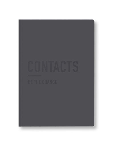 Conscious Evergreen A5 Address Book 990361 - Letts of London#colour_slate