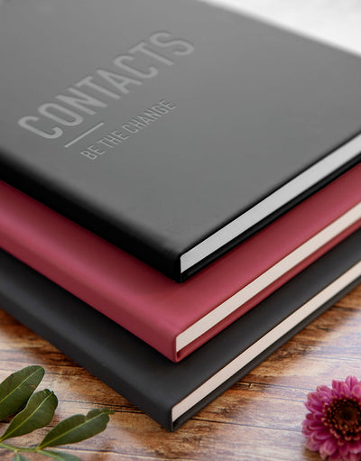 Conscious Evergreen A5 Address Book 990361 - Letts of London#colour_slate