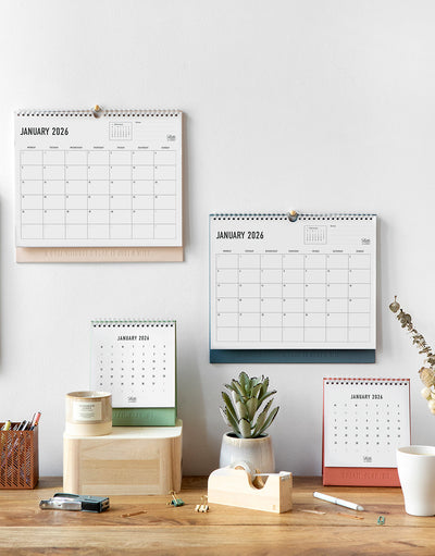 Letts of London Conscious 2026 Wall Calendars #colour_rosewater