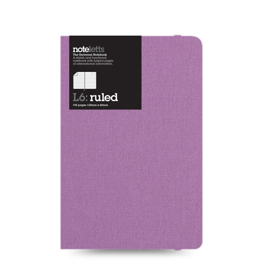 NOTELETTS Universal Medium Ruled Notebook