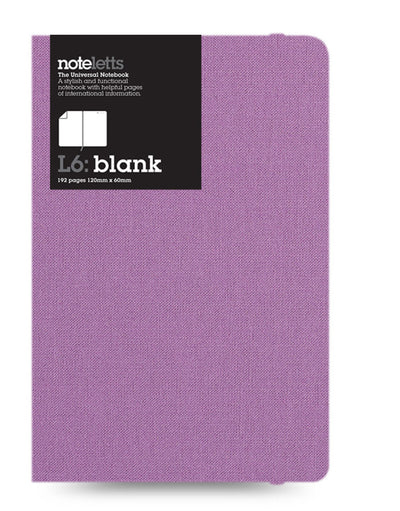 NOTELETTS Universal Medium Blank Notebook
