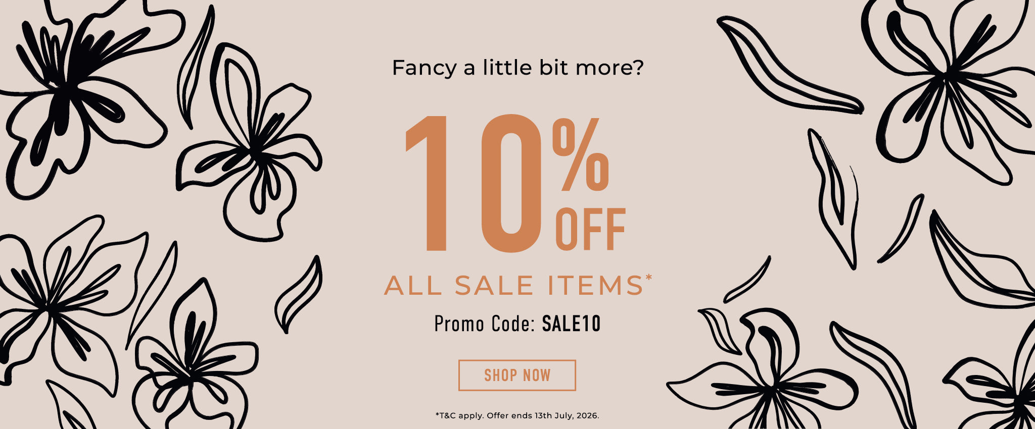 Additional 10% Off all Sale Items with code: SALE10
