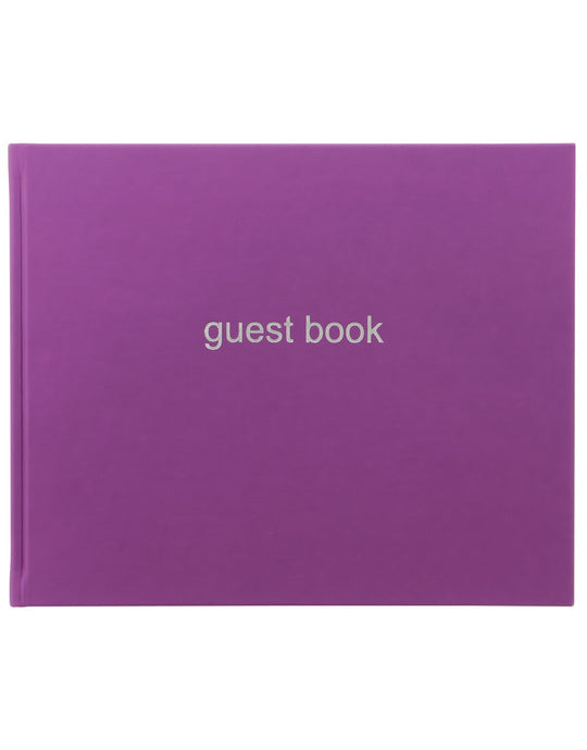 Dazzle Quarto Landscape Ruled Guest Book