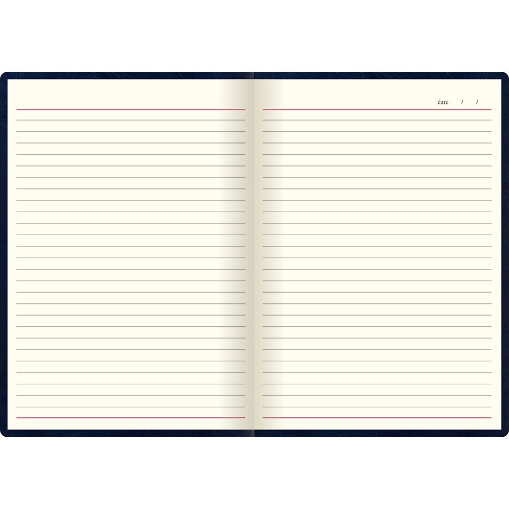 Lecassa A5 Ruled Notebook#colour_navy