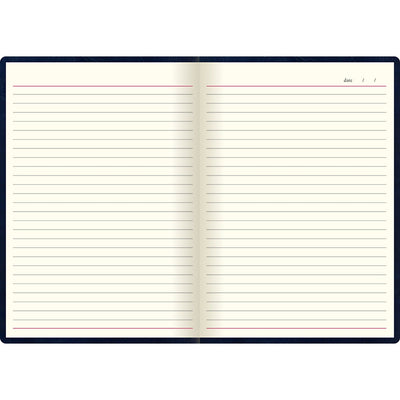 Lecassa A5 Ruled Notebook#colour_navy