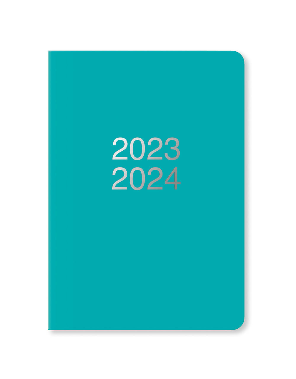 Dazzle A5 Week to View Diary 2023-2024 - Multilanguage - Turquoise - Letts of London#colour_turquoise