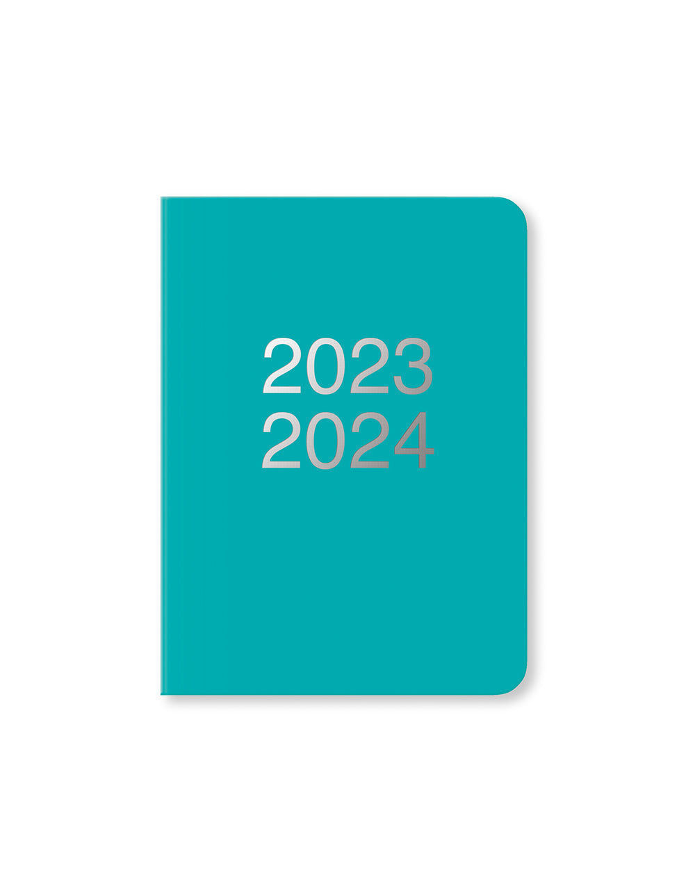 Dazzle A6 Week to View Diary 2023-2024 - Multilanguage - Turquoise - Letts of London#colour_turquoise