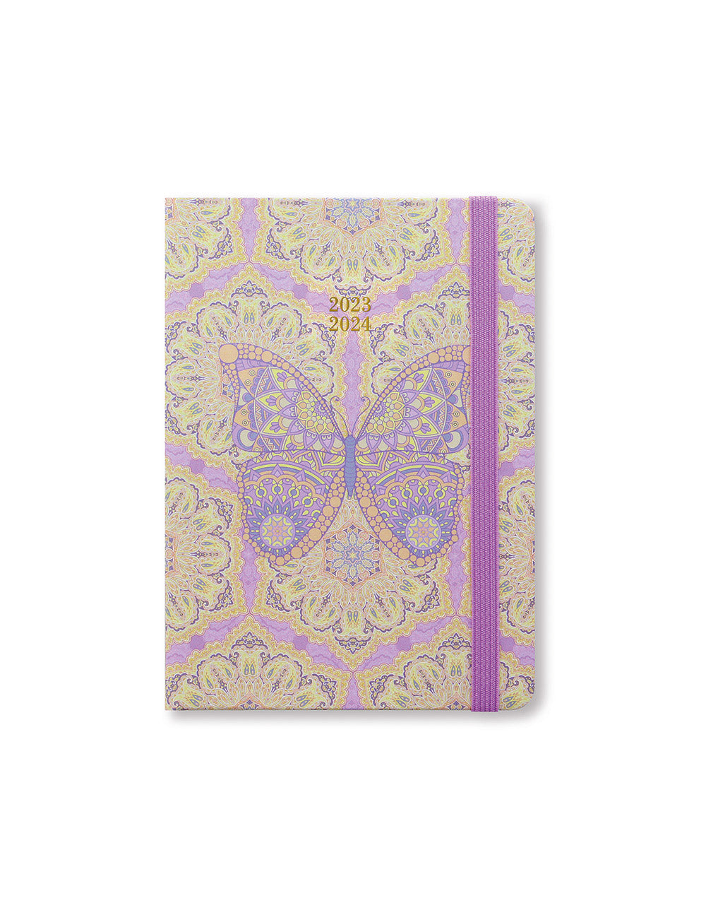 Paisley A6 Week to View Diary 2023-2024 - Multilanguage - Butterfly - Letts of London#colour_butterfly