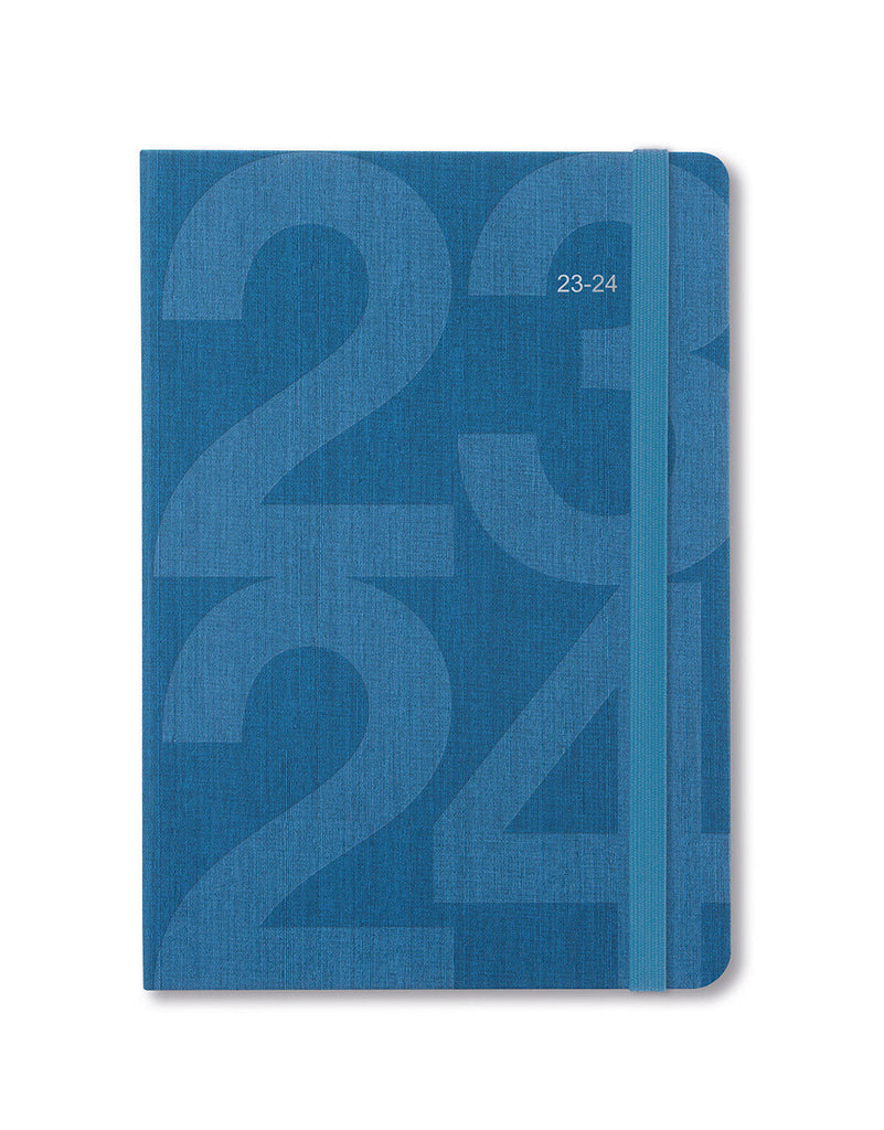 Agenda Letts 2024, Block A5 Settimanale Turchese - 21 x 15 cm