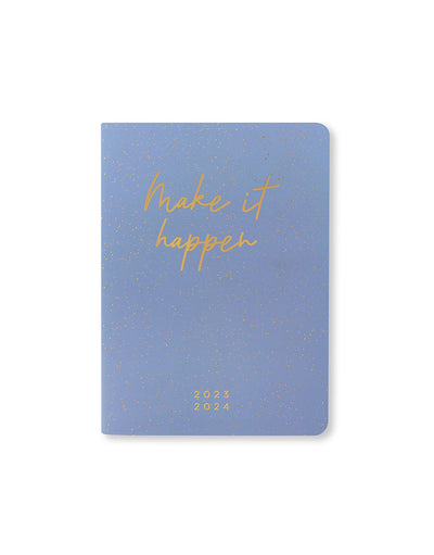 Inspire A6 Week to View Diary 2023-2024 - Multilanguage - Blue - Letts of London#colour_blue