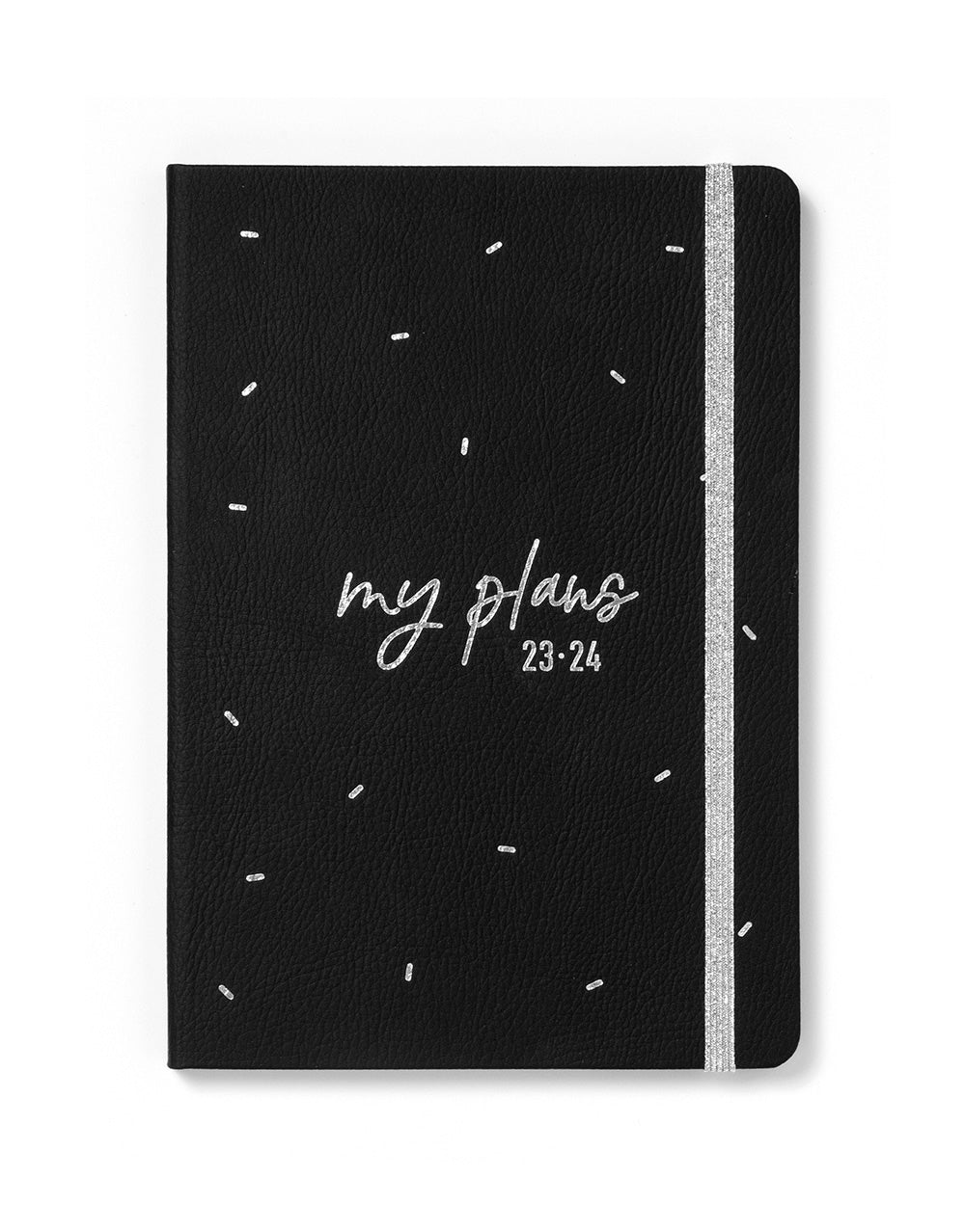 Joy A5 Week to View Diary 2023-2024 - Multilanguage - Black - Letts of London#colour_black
