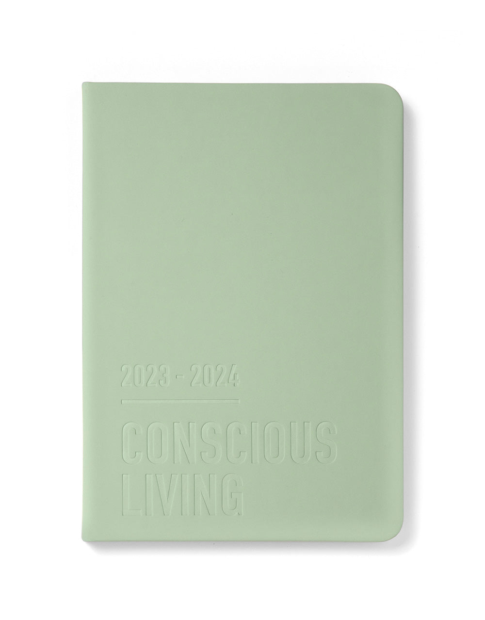 Conscious A5 Week to View Diary 2023-2024 - Multilanguage - Sage - Letts of London#colour_sage