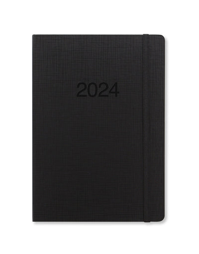 Memo A5 Week to View Diary 2024 - Multilanguage#colour_black