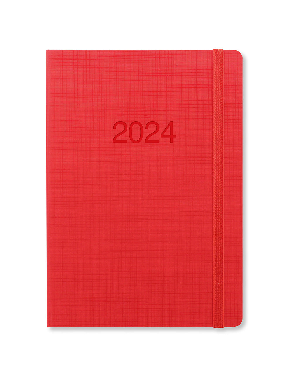 Memo A5 Week to View Diary 2024 - Multilanguage#colour_red