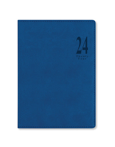 Milano A5 Week to View Diary 2024 - Multilanguage#colour_blue