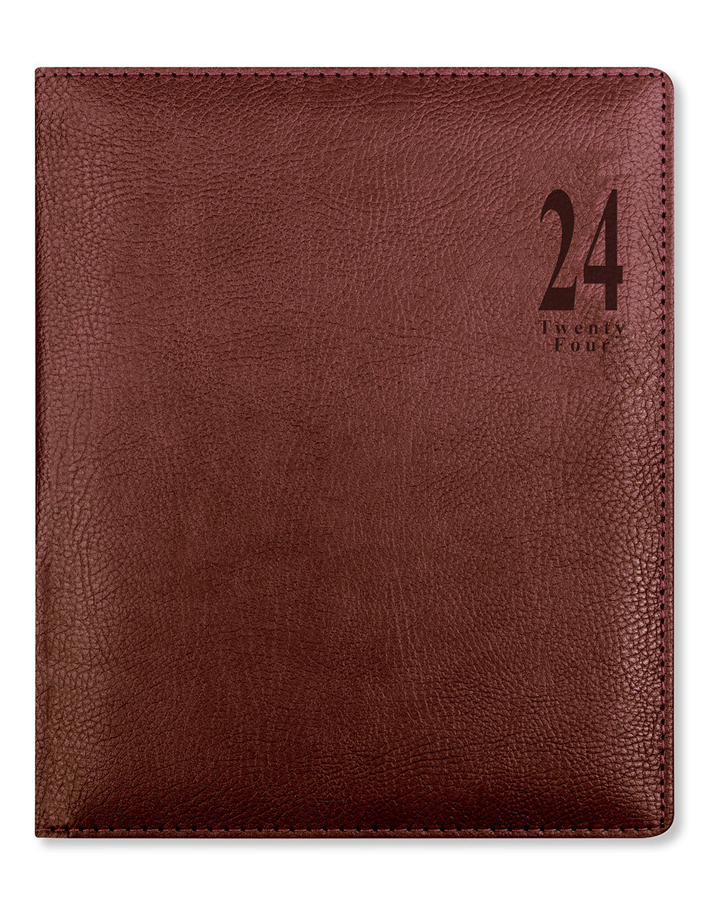 Milano Quarto Vertical Week to View Diary with Appointments 2024 - Multilanguage#colour_chocolate