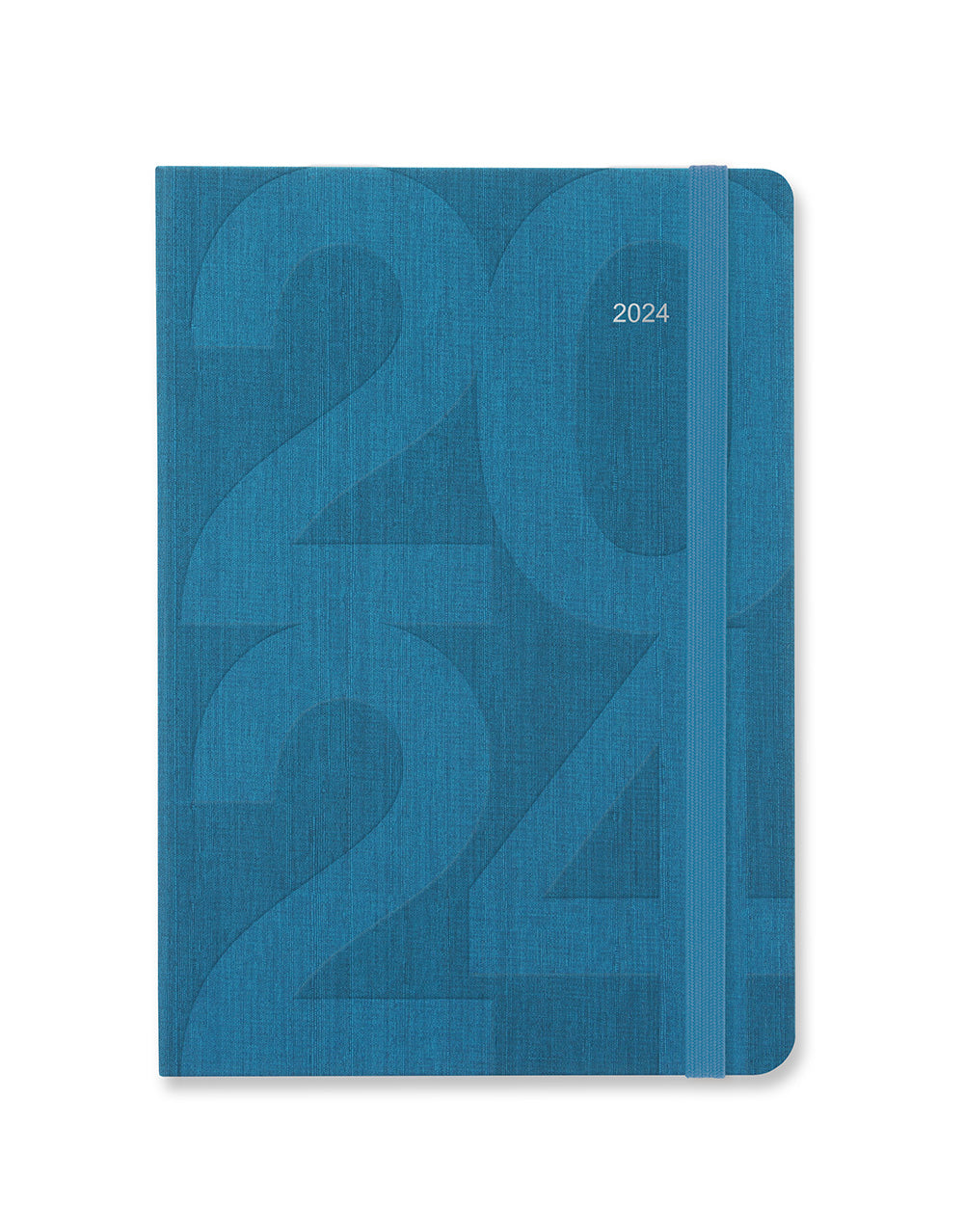 Block A5 Week to View Diary 2024 - Multilanguage#colour_teal