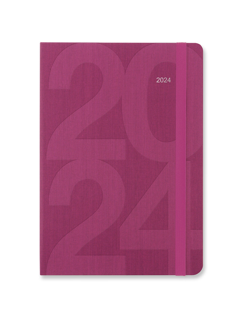 Block A5 Week to View Diary 2024 - Multilanguage#colour_pink