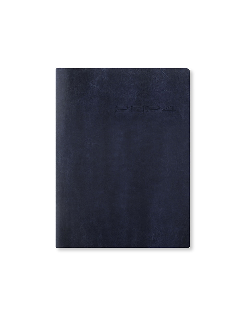 Lecassa A6+ Day to a Page Diary with Appointments 2024 - Multilanguage#colour_navy