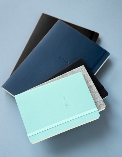 Edge A6 Week to View Diary with Notes 2024#colour_navy