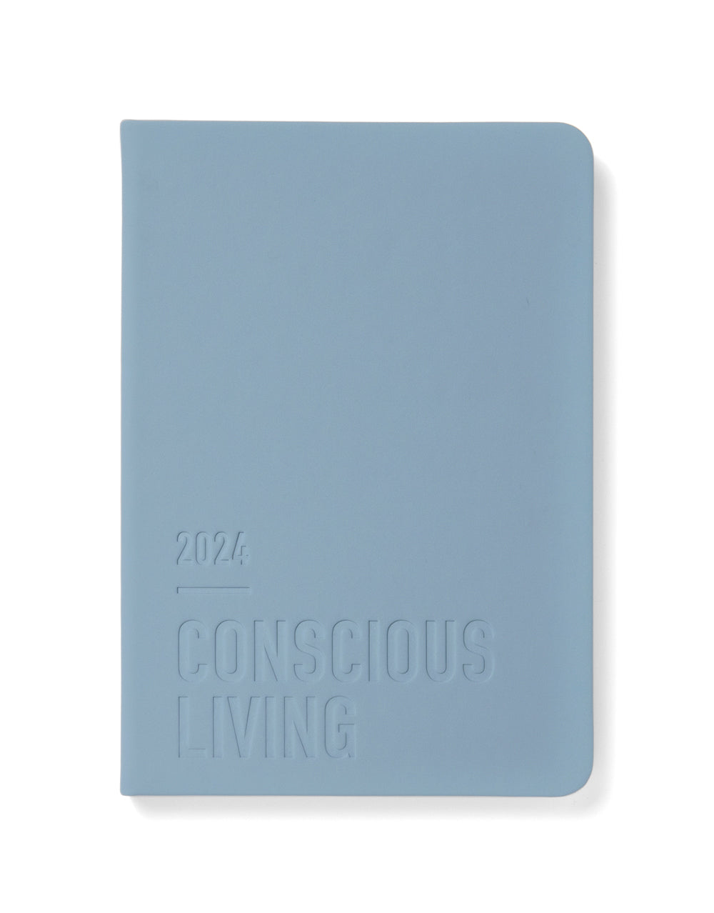 Conscious A5 Day to a Page Diary with Appointments 2024 - Multilanguage#colour_ocean