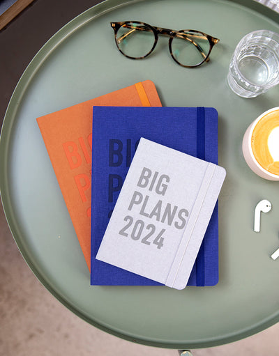 Big Plans A6 Day to a Page Diary with Appointments 2024 - Multilanguage