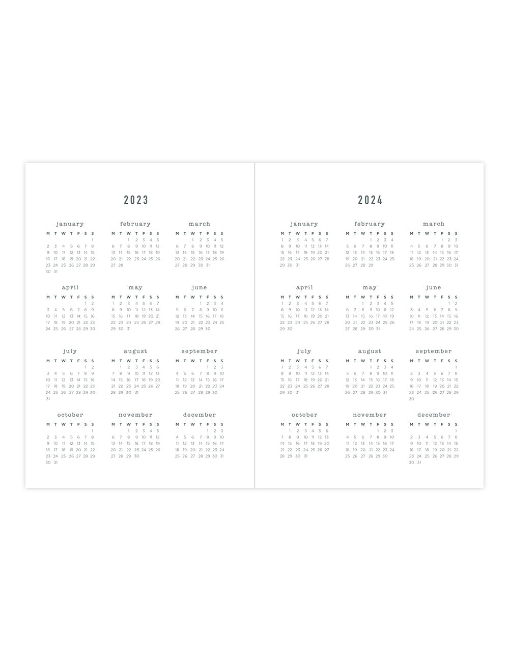 Earth A5 Week to View Diary 2024 - Multilanguage#colour_noon