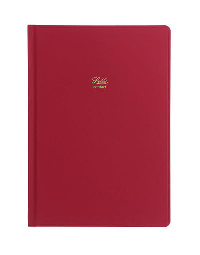 Icon A5 Address Book Red#colour_red