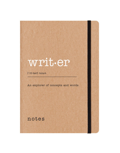 A5 Dotted Notebook Journal by Letts of London in Kraft - The Eco Writers Collection#colour_kraft