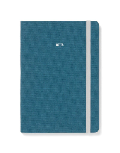 Raw A5 Ruled Notebook - Teal - Letts of London#colour_teal