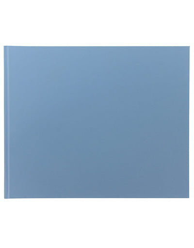 Icon Quarto Landscape Plain Guest Book Blue#colour_blue