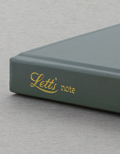 Icon Book Ruled Notebook Green Spine#colour_green