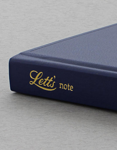 Icon Book Ruled Notebook Navy Spine#colour_navy