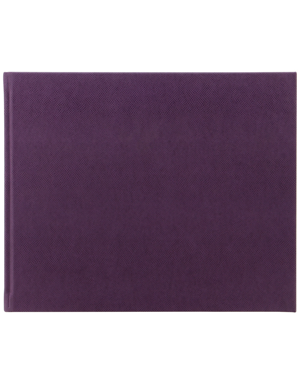 Legacy Quarto Landscape Plain Guest Book Purple
