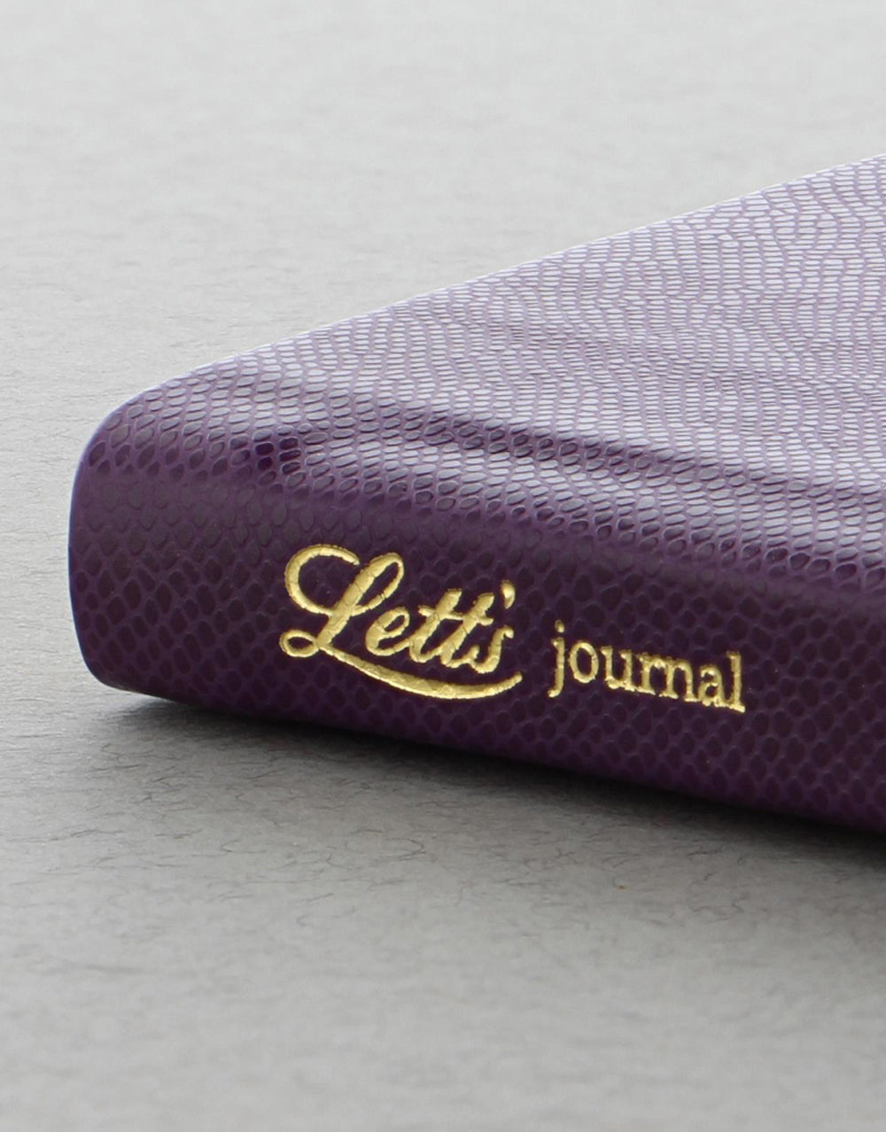 Letts Legacy Book Dotted Notebook Purple Spine#colour_purple